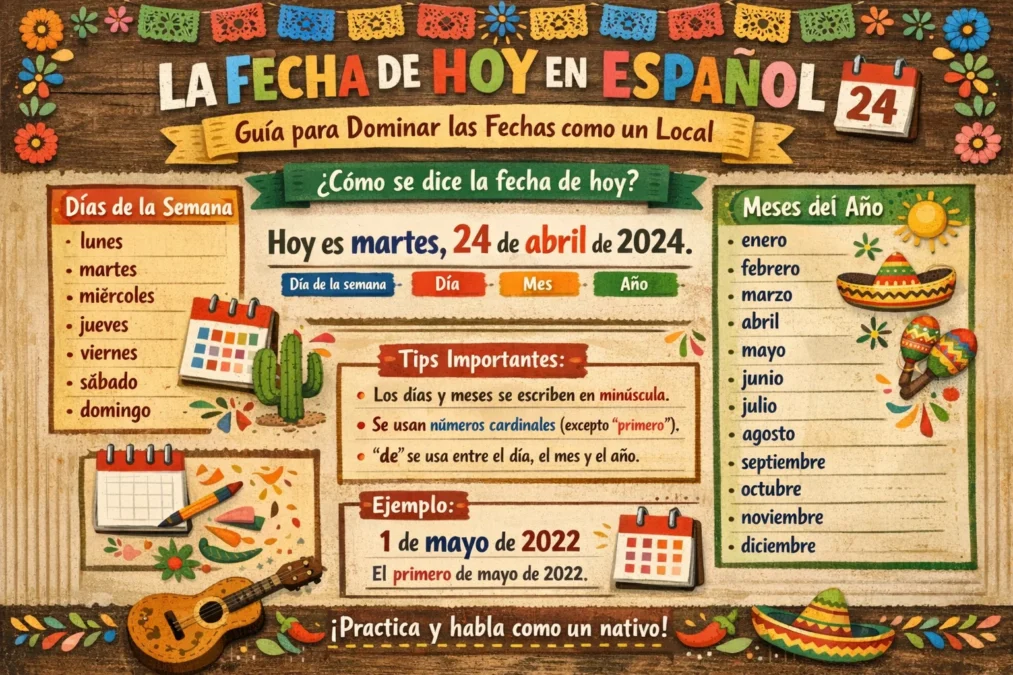 today's date in spanish